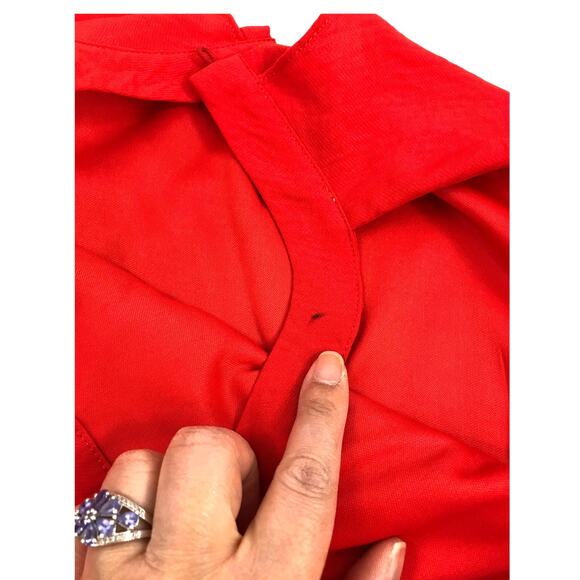 Charlie Paige Women's Red Halter Mini Dress Size Large - Picture 6 of 12